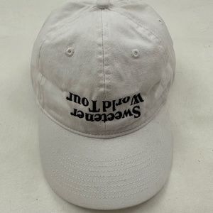 Sweetener World Tour White Baseball Hat